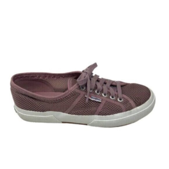 Superga | Women's Purple Lace Up Plum Sneakers Shoes Size 9 - Picture 3 of 10